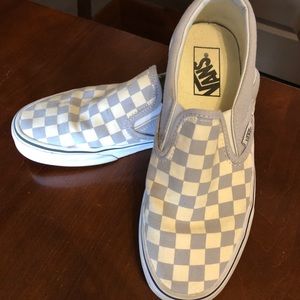 Vans Gray Checkered Women’s Shoes